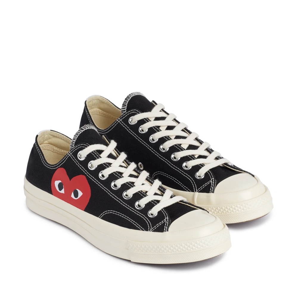Comme des Garcons PLAY Black Sneakers
